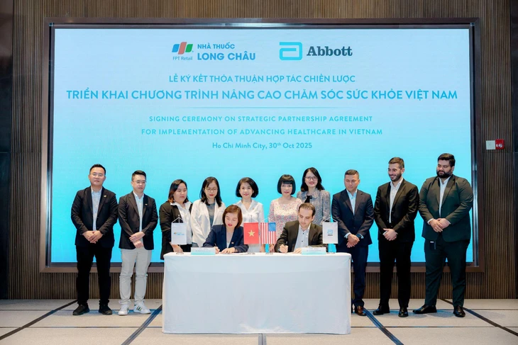 Long Châu nâng tầm hợp tác chiến lược với Tập đoàn Abbott - Ảnh 1.