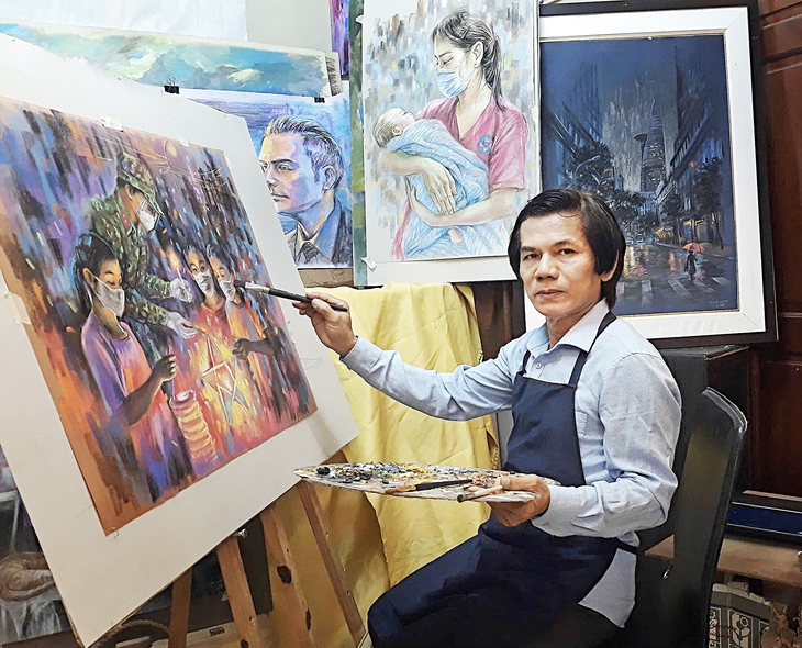 Ngợi ca nghĩa đồng bào cùng vượt qua đại dịch - Ảnh 1. Đài tưởng niệm nạn nhân COVID-19 - Ảnh 1.