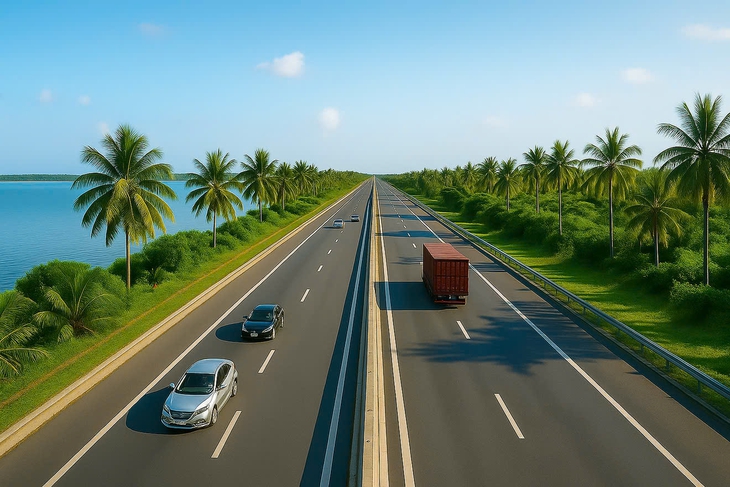 đường bộ ven biển - Ảnh 1.