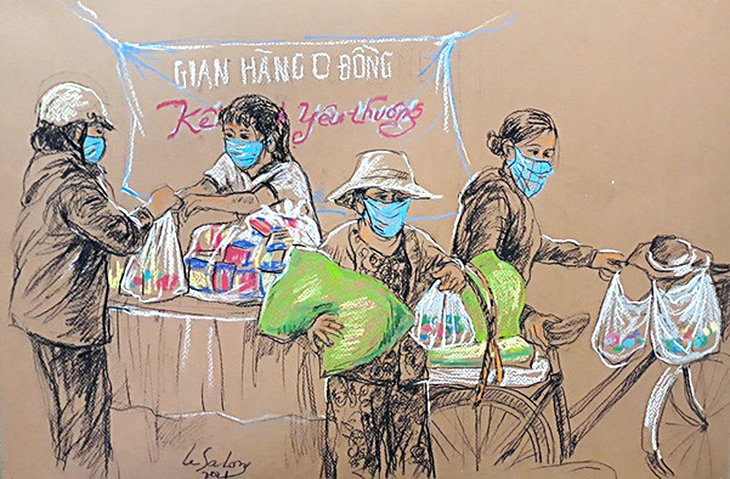 Ngợi ca nghĩa đồng bào cùng vượt qua đại dịch - Ảnh 2. Đài tưởng niệm nạn nhân COVID-19 - Ảnh 2.