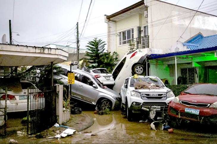Bão Kalmaegi làm ít nhất 58 người thiệt mạng ở Philippines - Ảnh 1.
