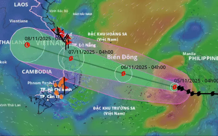 Các tỉnh, thành nào sẽ chịu tác động của gió bão Kalmaegi, mưa lớn lũ quét, ngập lụt? - Ảnh 1.