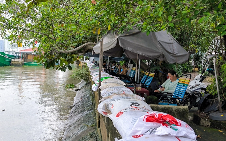 Vận hành 4 trạm bơm công suất lớn tại khu vực kênh An Hạ ứng phó triều cường - Ảnh 5.