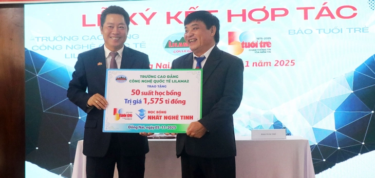 Báo Tuổi Trẻ và Trường cao đẳng Công nghệ Quốc tế Lilama 2 ký kết hợp tác - Ảnh 1.