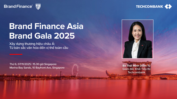 Giám đốc khối tiếp thị Techcombank sẽ tham gia đối thoại tại Diễn đàn thương hiệu hàng đầu châu Á - Ảnh 1.