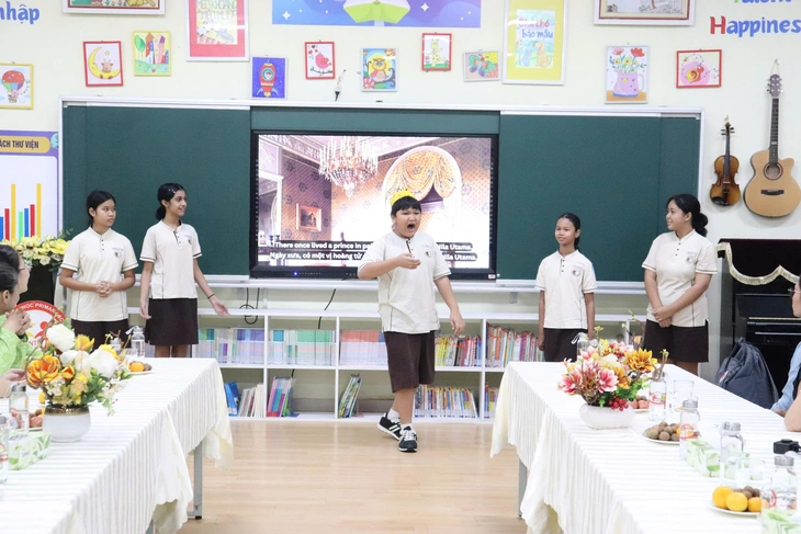 Trường tiểu học ở TP.HCM giao lưu quốc tế với các trường Singapore, Hàn Quốc- Ảnh 2. Trường tiểu học ở TP.HCM giao lưu quốc tế với các trường Singapore, Hàn Quốc - Ảnh 2.