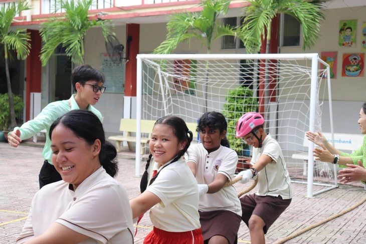 Trường tiểu học ở TP.HCM giao lưu quốc tế với các trường Singapore, Hàn Quốc- Ảnh 3. Trường tiểu học ở TP.HCM giao lưu quốc tế với các trường Singapore, Hàn Quốc - Ảnh 3.