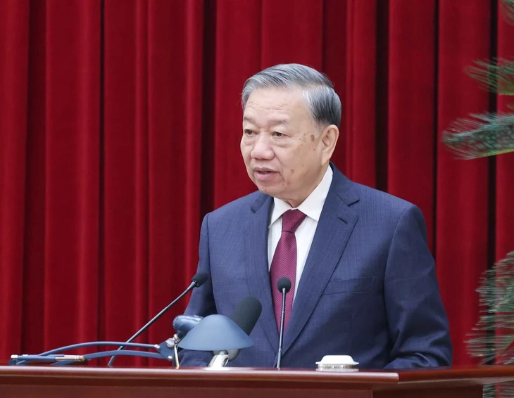 Toàn văn phát biểu bế mạc của Tổng Bí thư Tô Lâm tại Hội nghị Trung ương 14 - Ảnh 1. tổng bí thư - Ảnh 1.