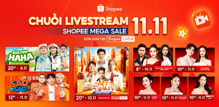 Shopee Mega Sale 11-11: Góp phần thúc đẩy tiêu dùng cuối năm - Ảnh 2. Shopee - Ảnh 2.