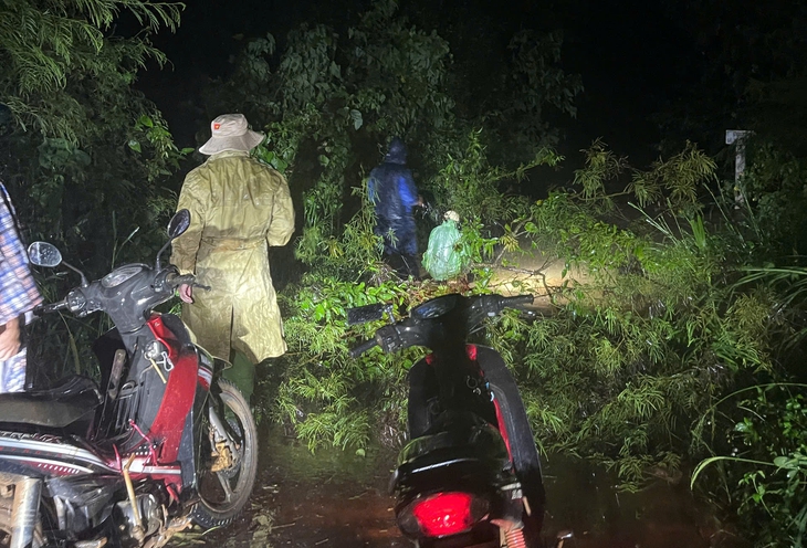 Ngập nặng ở xã biên giới Đắk Lắk, phải sơ tán hơn 500 hộ dân- Ảnh 3. Ngập nặng ở xã biên giới Đắk Lắk, phải sơ tán hơn 500 hộ dân- Ảnh 3.