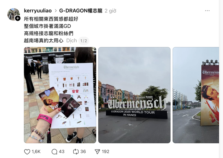 Fan quốc tế 'đu' G-DRAGON ở Hà Nội, tranh thủ ăn phở và bánh mì, uống cà phê sữa đá - Ảnh 7.