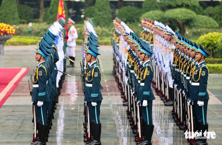 Chủ tịch nước Lương Cường chủ trì lễ đón Quốc vương Brunei- Ảnh 4.