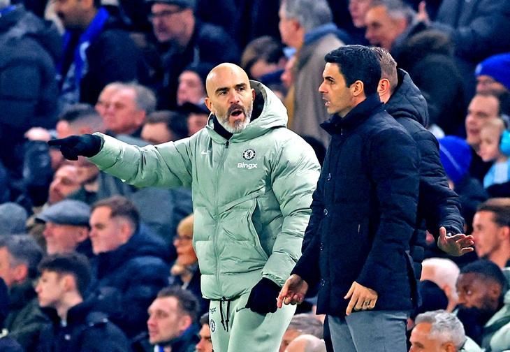 HLV Enzo Maresca chỉ trích trọng tài sau trận hòa với Arsenal - Ảnh 1.