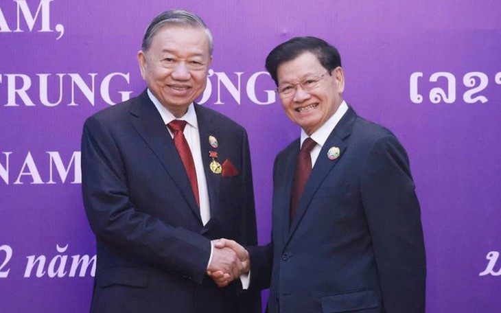 Tổng Bí thư Tô Lâm: Thiếu mạch nguồn đoàn kết, Việt Nam và Lào sẽ chỉ là hai nước đứng cạnh nhau - Ảnh 6.