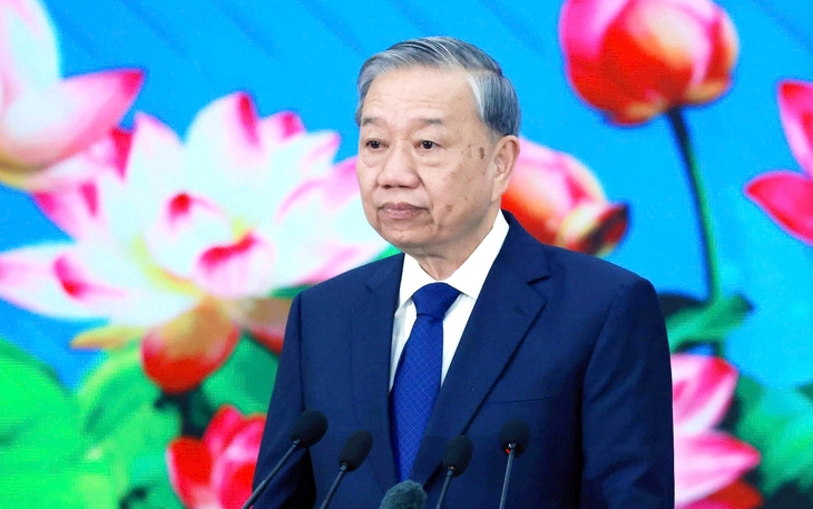 Tổng Bí thư Tô Lâm hội kiến Chủ tịch Quốc hội Lào - Ảnh 2.