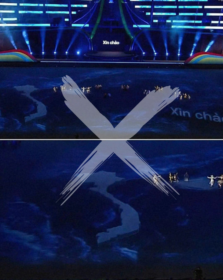 Thái Lan đưa bản đồ Việt Nam thiếu Hoàng Sa, Trường Sa trong lễ khai mạc SEA Games 33? - Ảnh 3.