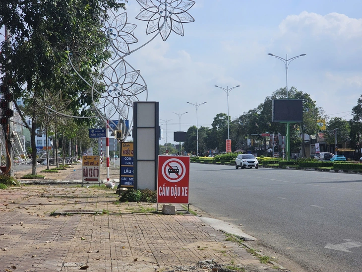 Tùy tiện dựng biển 'cấm đậu xe' ở Cần Thơ - Ảnh 5.