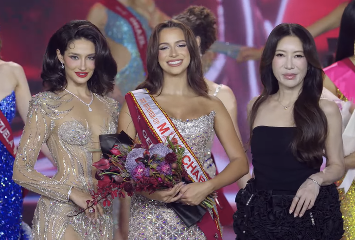 Người đẹp Venezuela đăng quang Miss Charm 2025, Mai Ngô trượt top 5 - Ảnh 4.