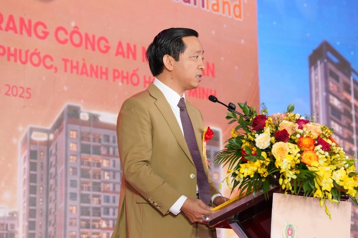 Khởi công dự án xây dựng nhà ở cho lực lượng vũ trang Công an nhân dân - Ảnh 3.