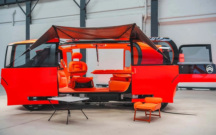 Nhà di động chỉ to cỡ 'Su cóc' vẫn ở được 3 người lớn - Ảnh 2.