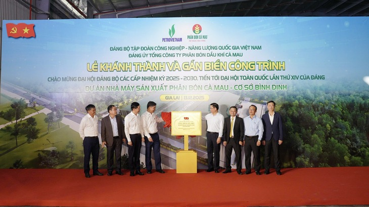 Khánh thành Nhà máy Sản xuất Phân bón - Cơ sở Bình Định - Ảnh 2.