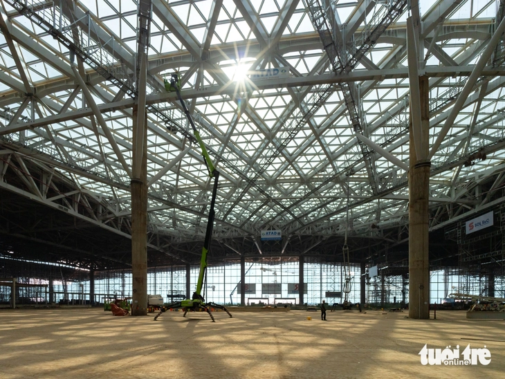 Cận cảnh công trường sân bay Long Thành 'chạy nước rút' đón máy bay thân rộng lần đầu tiên - Ảnh 13.