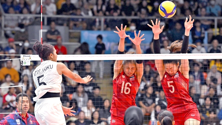 Chung kết bóng chuyền nữ SEA Games 33 gọi tên Việt Nam - Thái Lan - Ảnh 1.