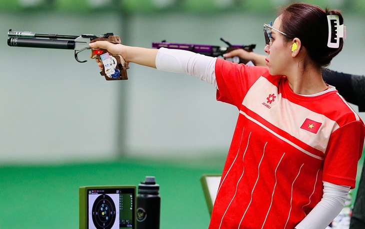 Trịnh Thu Vinh hụt hat-trick Vàng ở SEA Games 33 - Ảnh 4.