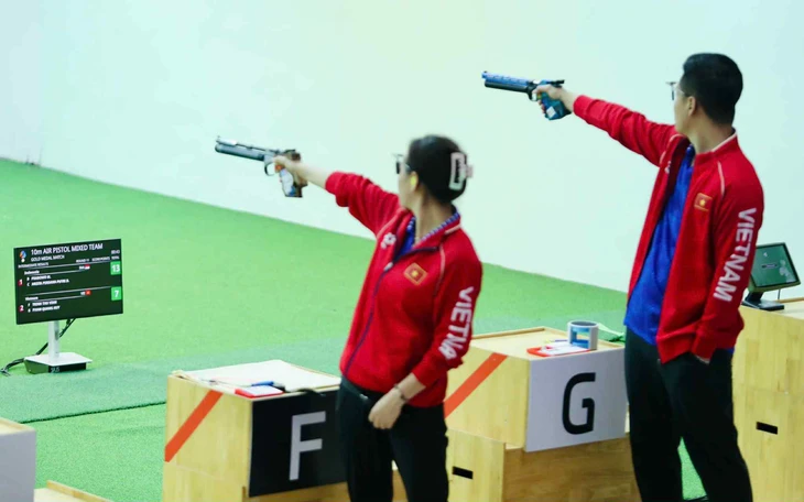 SEA Games 33 ngày 15-12: Bắn súng mang về cho Việt Nam huy chương đầu tiên trong ngày - Ảnh 1.