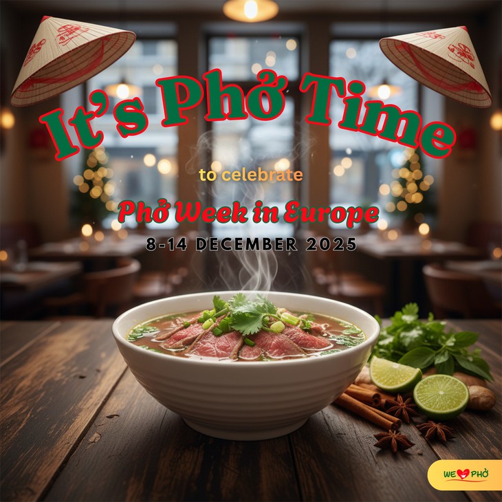 Đại sứ quán Việt Nam tại Pháp, Thụy Điển, Đan Mạch, Thổ Nhĩ Kỳ hưởng ứng Ngày của Phở 2025 - Ảnh 7. Ngày của Phở - Ảnh 7.