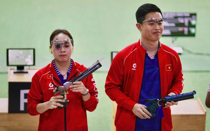 Xạ thủ 40 tuổi giành HCV, phá luôn kỷ lục SEA Games - Ảnh 5.