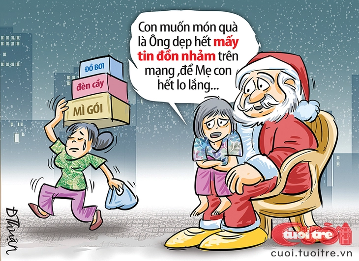 Ông già Noel hãy giúp con một việc quan trọng - Ảnh 1.