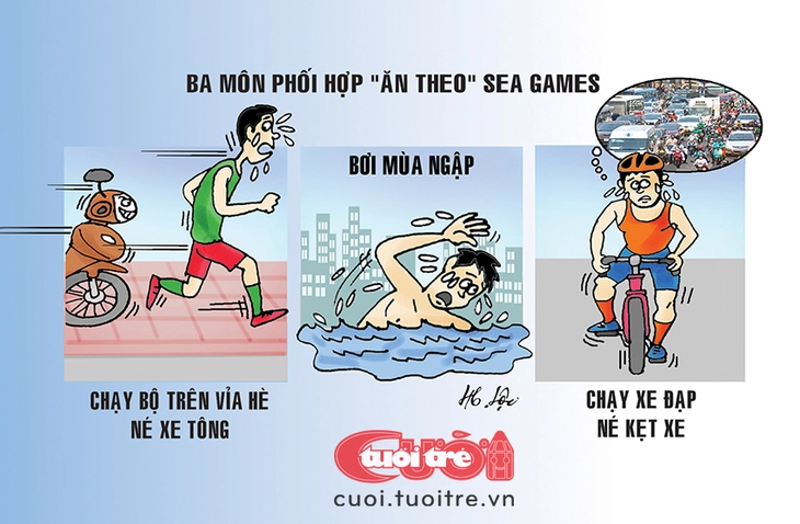 Ba môn phối hợp ăn theo SEA Games - Ảnh 1.