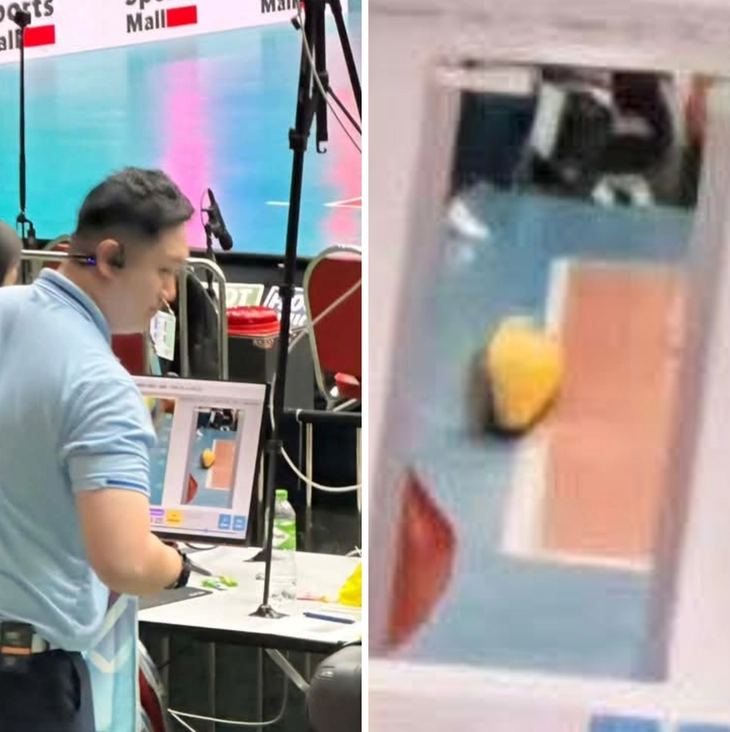 Xuất hiện hình ảnh xác định vụ điểm số tranh cãi trận chung kết bóng chuyền nữ SEA Games - Ảnh 3.