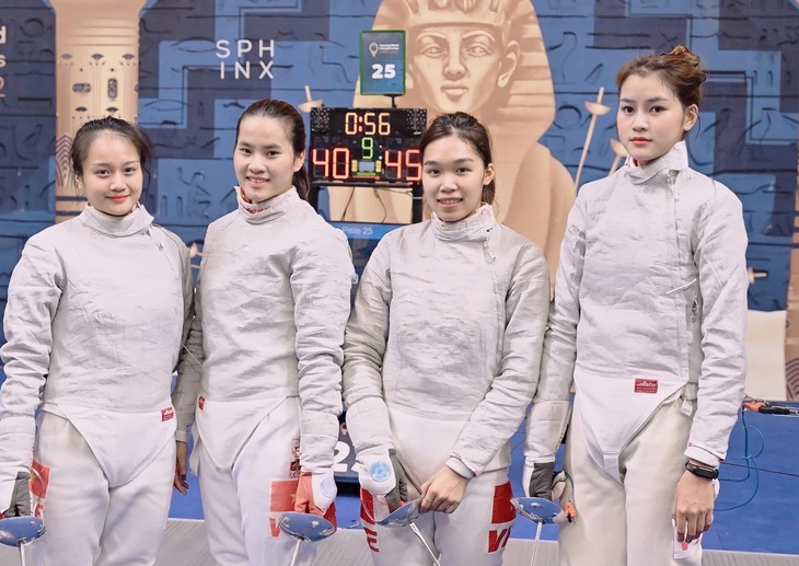 Các 'hot girl cung, kiếm' của Việt Nam xuất trận tại SEA Games - Ảnh 4.