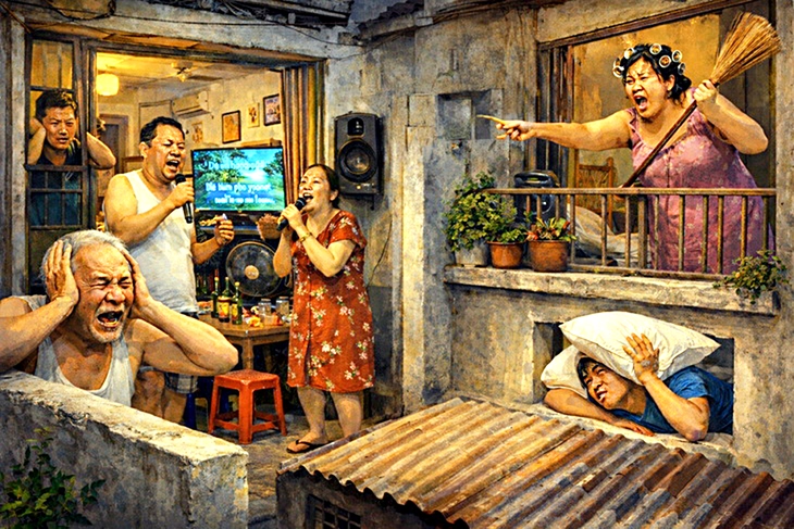 Quyền được sống yên tĩnh - Ảnh 1. karaoke - Ảnh 1.