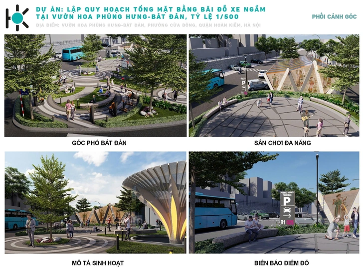 Hà Nội sẽ có bãi đỗ xe ngầm 2 tầng ngay trong lòng phố cổ - Ảnh 2.