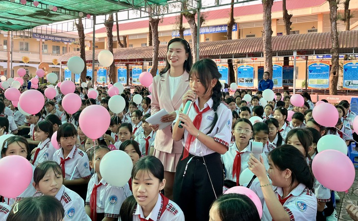 Hơn 8.000 bé gái nông thôn Cần Thơ học thực tế giáo dục giới tính, bạo lực và xâm hại tình dục - Ảnh 3.