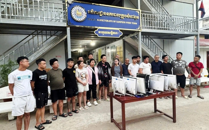 Phá đường dây lừa đảo hơn 7.500 tỉ đồng xuyên biên giới ở Campuchia, gần 3.000 bị hại - Ảnh 2. lừa đảo - Ảnh 2.