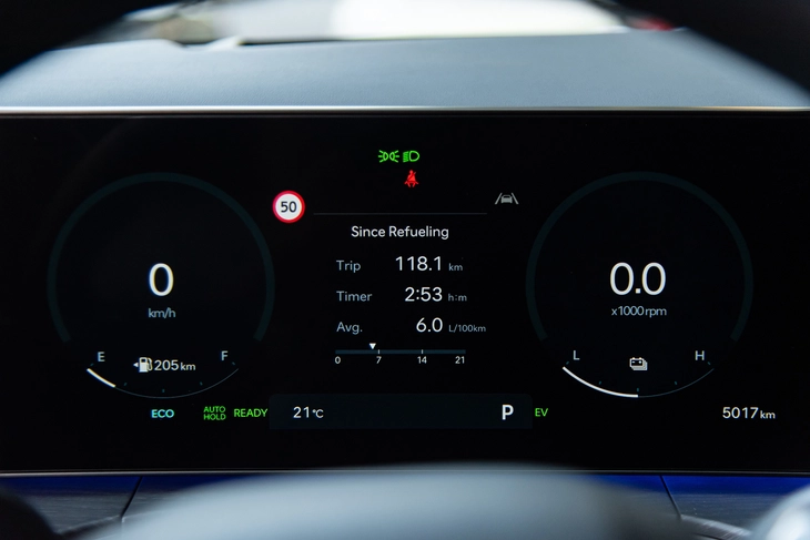 Hyundai Santa Fe Hybrid - Ảnh 8.