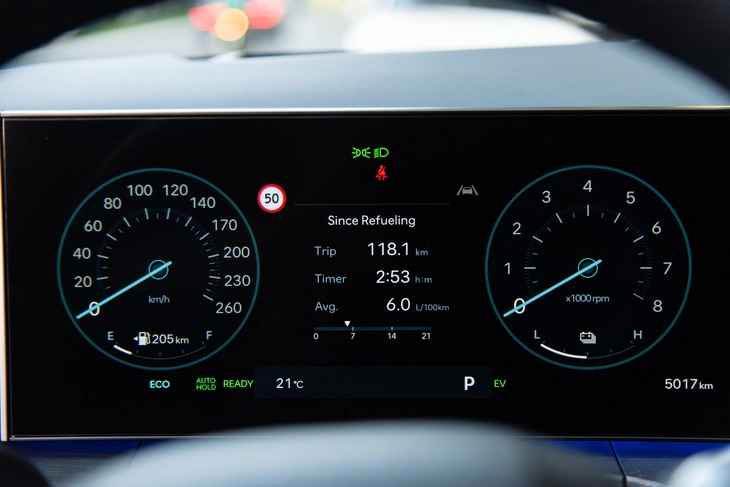 Hyundai Santa Fe Hybrid - Ảnh 7.