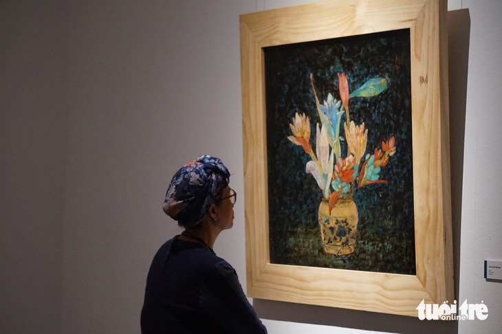 Tiếng thì thầm của sơn mài Nguyễn Thị Quế: Cuộc sống dù thế nào cũng đáng sống - Ảnh 2. Sơn mài Nguyễn Thị Quế - Ảnh 2.