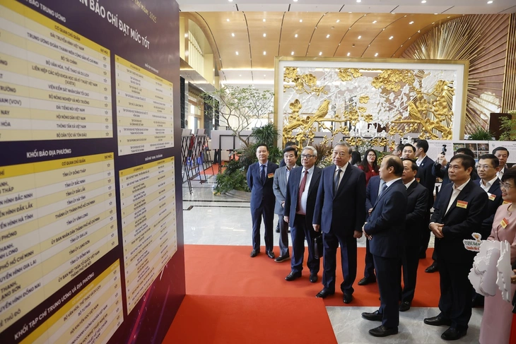 Tổng Bí thư Tô Lâm dự Hội nghị toàn quốc tổng kết công tác Tuyên giáo và Dân vận - Ảnh 3.