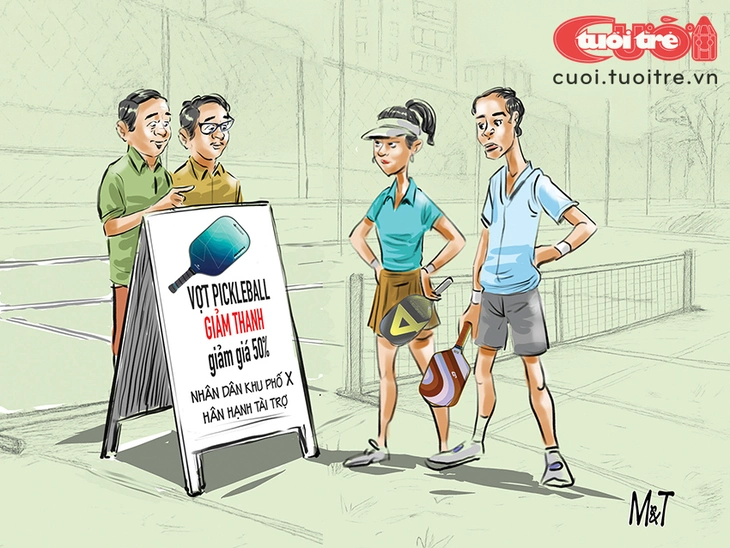 Khu phố này quá ngán ngẩm pickleball rồi - Ảnh 1.
