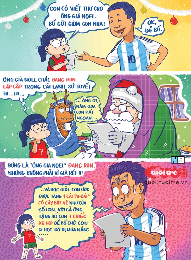 Cô con gái không biết bố và ông già Noel chỉ là một mà thôi - Ảnh 1.