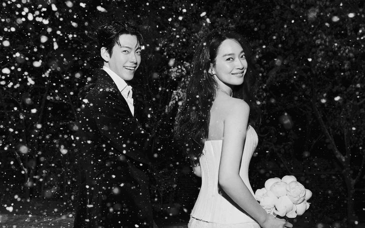 V BTS, Lee Kwang Soo và dàn sao Hàn 'đổ bộ' đám cưới Kim Woo Bin, Shin Min Ah - Ảnh 10.