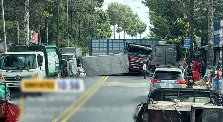 tai nạn liên hoàn - Ảnh 2.