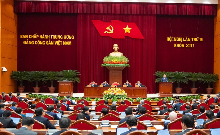 Khai mạc Hội nghị Trung ương 15: Bàn về công tác nhân sự Đại hội XIV - Ảnh 2.
