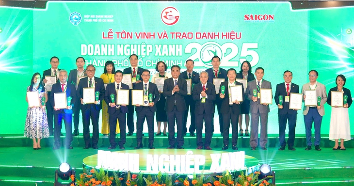 TP.HCM tôn vinh 155 ‘Doanh nghiệp xanh’ năm 2025 - Ảnh 1.