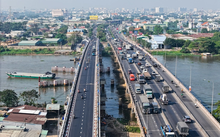 Cần Thơ thông xe cầu chữ Y kết nối phường Sóc Trăng và Phú Lợi - Ảnh 2.